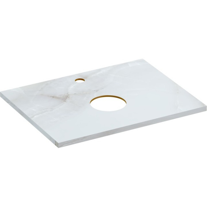 Столешница CERSANIT STONE AURA из керамогранита 60x45x2 светло-серый сатиновый 63857