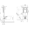 Комплект CERSANIT BRASKO SMART DPL EO slim инсталляция AQUA 40 SMART M кнопка TWINS пластик хром глянцевый LP 69318