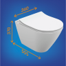 Комплект CERSANIT CITY SMART DPL EO slim инсталляция AQUA 40 SMART M LP 69323