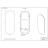 Зеркало CERSANIT ECLIPSE FUSION 60x145 с подсветкой овальное 64816